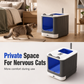 🐱 Save 50%! 🚽 Covered Litter Box – Odor-control & spacious design ✨