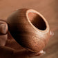☕ 50% RABATT! 🍂 Vintage Kaffeetasse – Holzgriff & Untertasse – Stilvoll & rustikal ✨