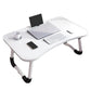 💻 Save 50%! 🛏️ Foldable Laptop Table – Cup holder & sturdy lap design ✨