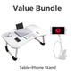 💻 Save 50%! 🛏️ Foldable Laptop Table – Cup holder & sturdy lap design ✨