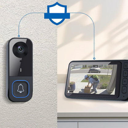 📹 Save 50%! 🔔 Wireless Video Doorbell – Screen monitor, easy setup & clear view ✨