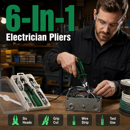 🔧 Save 50%! ⚡ 6‑in‑1 Wire Stripper – Cuts, strips & crimps with ease ✨