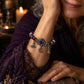 💜 Save 50%! 🎃 Gothic Purple Rhinestone Bracelet – Glam & spooky vibes ✨