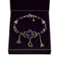 💜 Save 50%! 🎃 Gothic Purple Rhinestone Bracelet – Glam & spooky vibes ✨