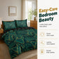 Tropical Palm Leaf Bedding Cover Set