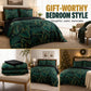 Tropical Palm Leaf Bedding Cover Set