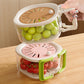 🥬 Save 50%! 🧺 Draining Basket with Lid – 2‑in‑1, space‑saving & versatile ✨