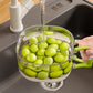🥬 Save 50%! 🧺 Draining Basket with Lid – 2‑in‑1, space‑saving & versatile ✨