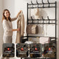 🏠 Save 50%! 🧥 Entryway Shoe & Coat Rack – Multi-functional, sturdy & space-saving ✨