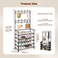🏠 Save 50%! 🧥 Entryway Shoe & Coat Rack – Multi-functional, sturdy & space-saving ✨