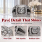💍 BUY 1 GET 1 FREE! ✨ Square Halo Ring – Sparkly, elegant & modern finish 💎