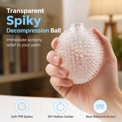 🌀 Save 50%! 🧸 TPR Spiky Ball Skin – DIY squeeze toy, stretchy & fun ✨