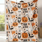 👻 Save 50%! 🎃 Ghost Print Throw Blanket – Cozy, soft & Halloween-ready ✨
