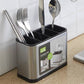 🍳 Save 50%! 🧰 Stainless Steel Utensil Holder – Space‑saving & sturdy ✨