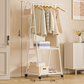 🧥 Save 50%! 🏠 Freestanding Clothes Rack – Heavy‑duty, shelves & sturdy ✨