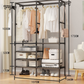 🧥 Save 50%! 🏠 Freestanding Clothes Rack – Heavy‑duty, shelves & sturdy ✨