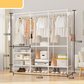 🧥 Save 50%! 🏠 Freestanding Clothes Rack – Heavy‑duty, shelves & sturdy ✨