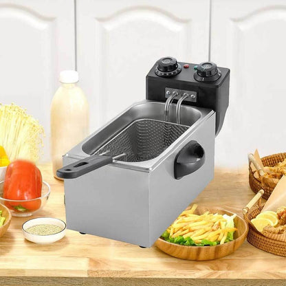 🍟 Save 50%! 🔥 4L Electric Deep Fryer – With basket, even frying & compact ✨