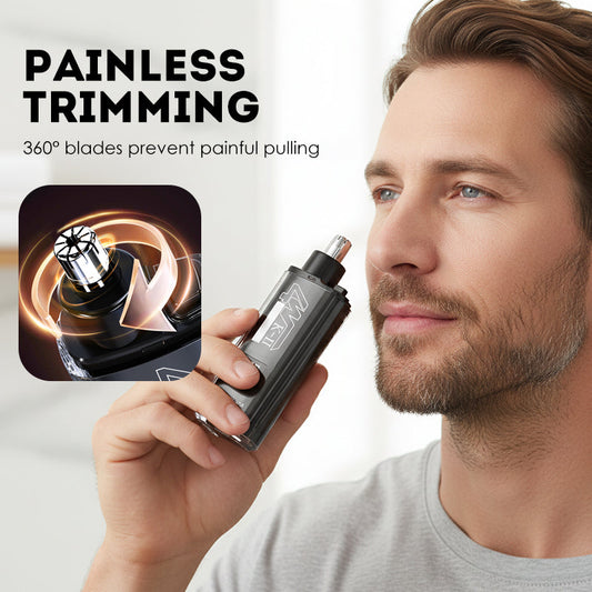 ✂️ Save 50%! 💡 Nose & Ear Trimmer – LED display, precision & rechargeable ✨