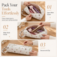 🧳 Save 50%! 💨 Travel Storage Bag – Quilted, handle & fits hair tools ✨