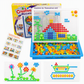 🧩 Save 50%! 🍄 Mushroom Nail Pegboard – Creative mosaic game with large & small pegs ✨