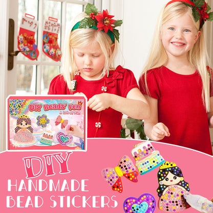 💎 Save 50%! 👸 DIY Bead Stickers – Handmade fun & sparkly design ✨