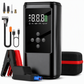 🚗 Save 50%! 🔋 Jump Starter & Tire Inflator – Smart clamps & EVA case ✨