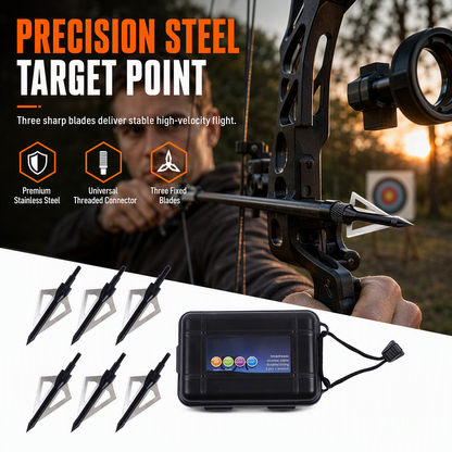 🏹 Save 50%! 🎯 Archery Arrows Set – 6/12 pcs with storage box & universal fit ✨