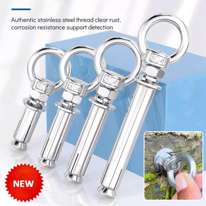 🔩 Save 50%! ⚓ 304 Steel Eye Bolts – 6‑piece set, rustproof & sturdy ✨