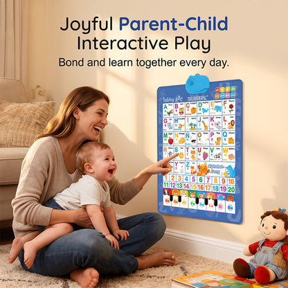 📚 Save 50%! 🔤 Talking Alphabet Wall Chart – Bilingual, audio & mini piano ✨