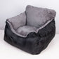 🐾 Save 50%! 🚗 Car Pet Booster Seat – Half-enclosed & travel-safe ✨