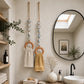 🧺 Save 50%! 🌸 Beaded Towel Hanger – Wooden ring & boho style ✨