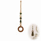 🧺 Save 50%! 🌸 Beaded Towel Hanger – Wooden ring & boho style ✨