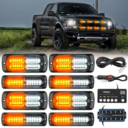 🚛 Save 50%! 💡 Ultra‑Thin LED Truck Strobe Lights – Bright & durable warning ✨
