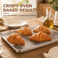 🍰 Save 50%! 🥓 Steel Baking Tray & Cooling Rack – Oil drainage & warp-resistant ✨
