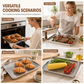 🍰 Save 50%! 🥓 Steel Baking Tray & Cooling Rack – Oil drainage & warp-resistant ✨