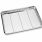 🍰 Save 50%! 🥓 Steel Baking Tray & Cooling Rack – Oil drainage & warp-resistant ✨