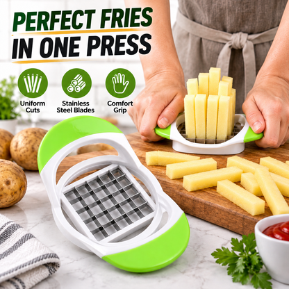 🍟 Save 50%! 🔪 Manual French Fry Cutter – Easy, uniform & sturdy ✨
