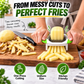 🍟 Save 50%! 🔪 Manual French Fry Cutter – Easy, uniform & sturdy ✨