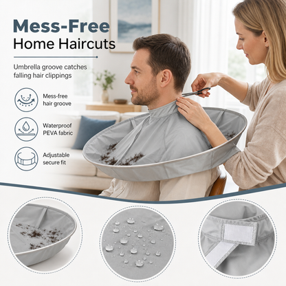 💇 Save 50%! 🧥 Hair Cutting Cape – Breathable, odorless & salon‑grade fit ✨