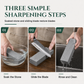 🪨 Save 50%! 🔪 Natural Whetstone 3000 Grit – Green slurry & single-sided for knives ✨