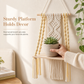 🧶 Save 50%! 🌿 Macrame Wall Shelf – Hand‑woven, boho & holds books & plants ✨
