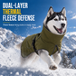 🐕 Save 50%! ❄️ Thickened Winter Dog Coat – Cotton-padded & warm for large dogs ✨