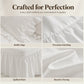 🛏️ Save 50%! ✨ 4‑Piece Bedding Set – Solid color & ruffled borders ✨