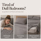 🛏️ Save 50%! ✨ 4‑Piece Bedding Set – Solid color & ruffled borders ✨