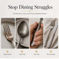 🍴 Save 50%! ✨ 4-Piece Cutlery Set – Stainless steel & mirror finish ✨