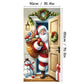 🎅 Save 50%! 🚪 Christmas Door Cover – Santa & snowman designs, fade-resistant ✨