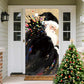 🎅 Save 50%! 🚪 Christmas Door Cover – Santa & snowman designs, fade-resistant ✨