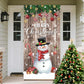 🎅 Save 50%! 🚪 Christmas Door Cover – Santa & snowman designs, fade-resistant ✨