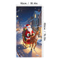 🎅 Save 50%! 🚪 Christmas Door Cover – Santa & snowman designs, fade-resistant ✨